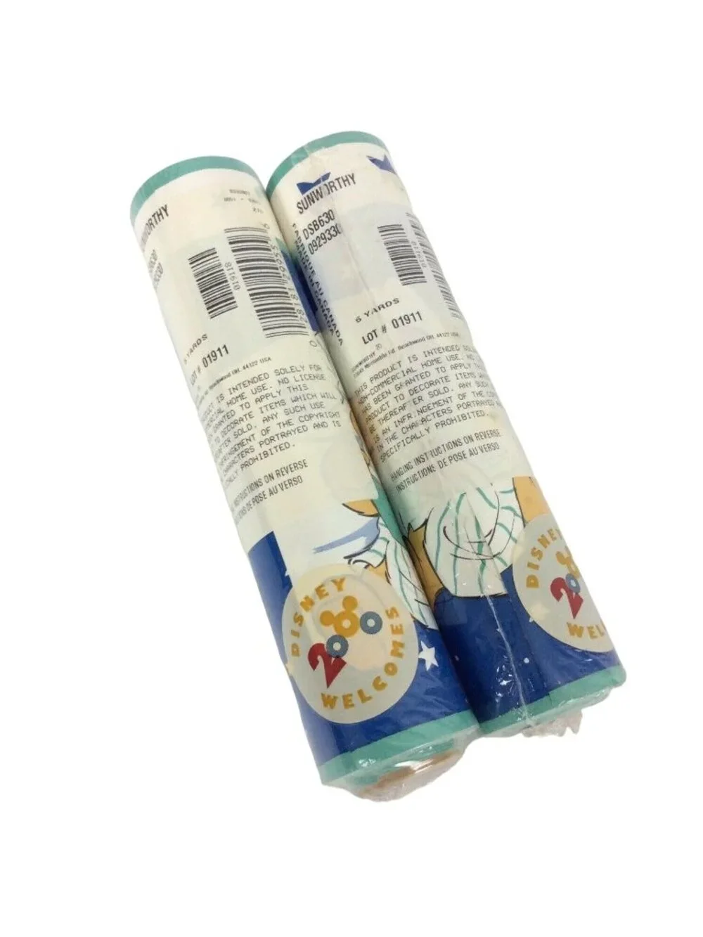 Disney Wallpaper Border Pooh Piglet Pajamas Sleepy 2 Rolls Self Stick Sunworthy